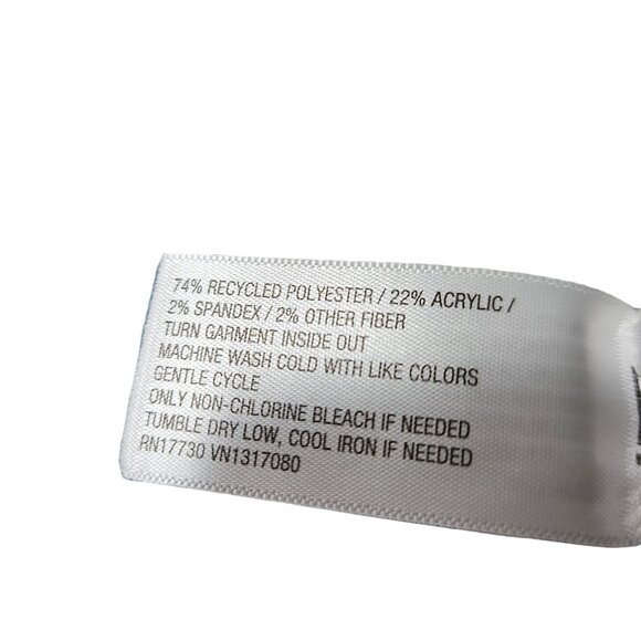 A New Day Cheers! XS Fair Isle Sweater Recycled Polyester Blend Womens Winter Wa - Picture 4 of 6